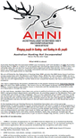 Mobile Screenshot of ahni.australianhunting.net